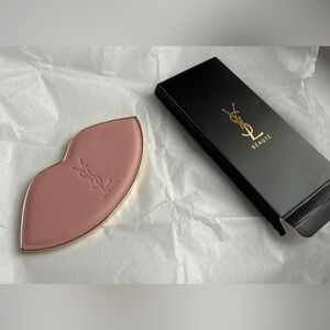 New Yves Saint Laurent Lip Mirror -Shaped in Soft Pink color. Limited edition
